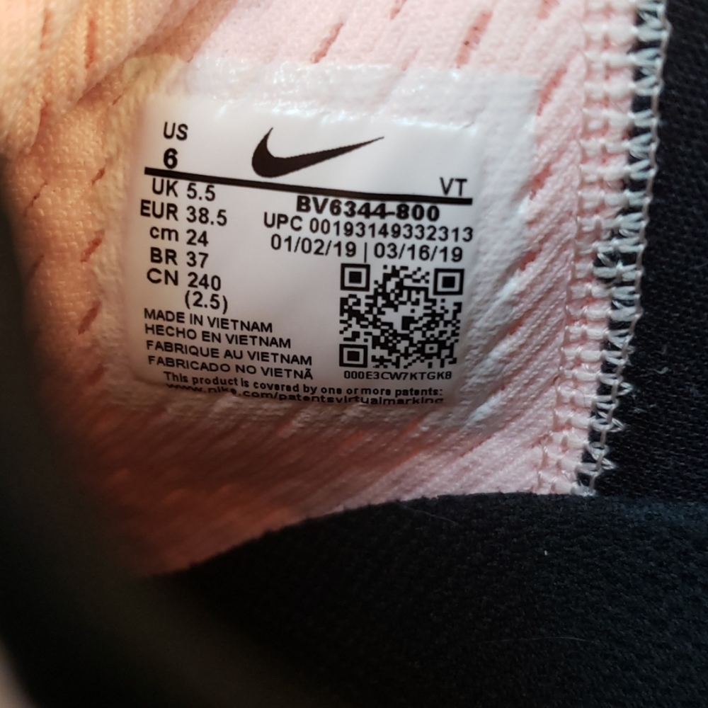 SOLD Nike All Condition Gear Pink Blk Ladies 7.5 - Picture 8 of 8